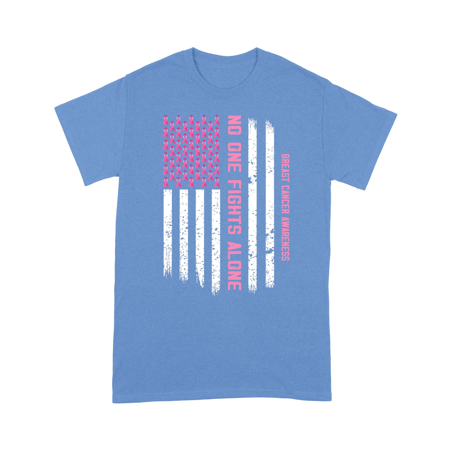 Breast Cancer Awareness No One Fights Alone Classic T-Shirt