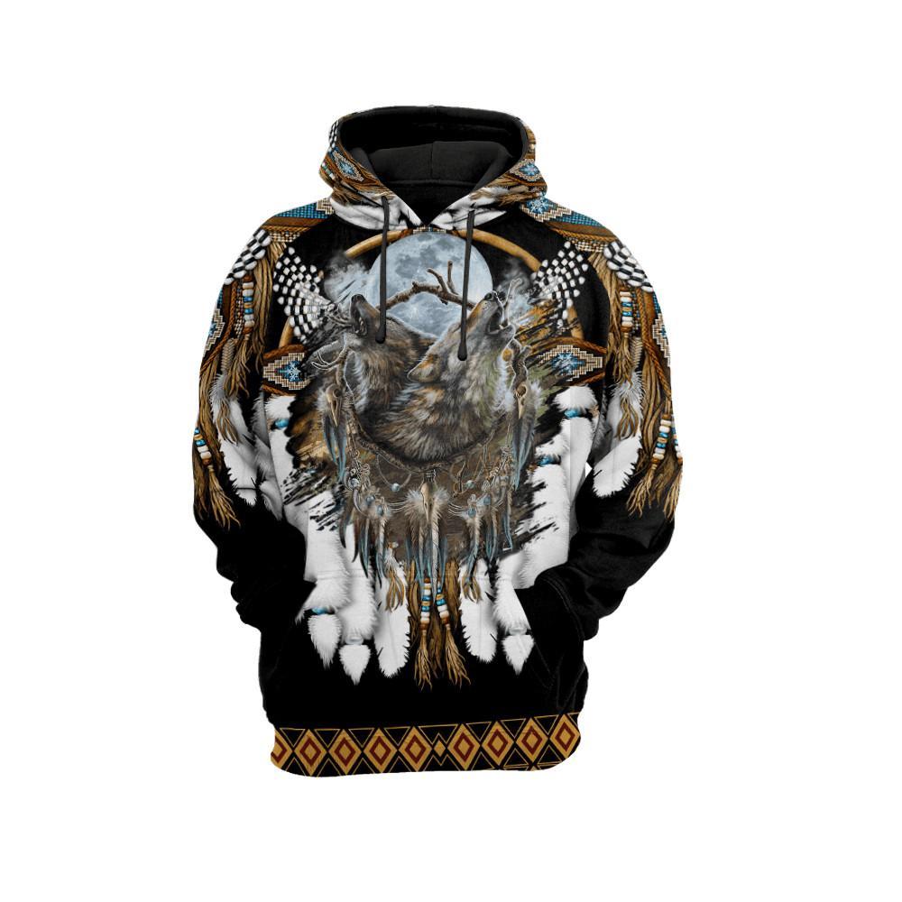 Wolf 3D All Over Printed Unisex Shirts