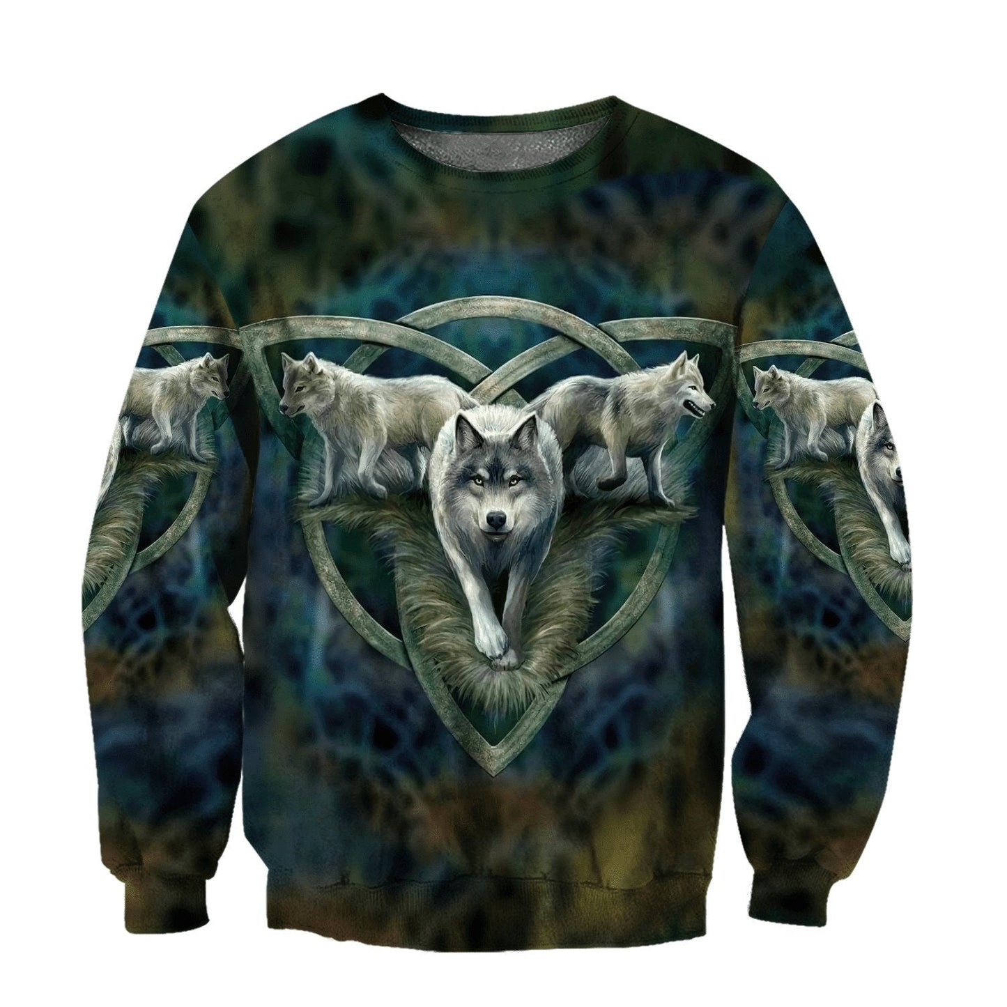 Wolf Native American 3D All Over Printed Unisex Shirts