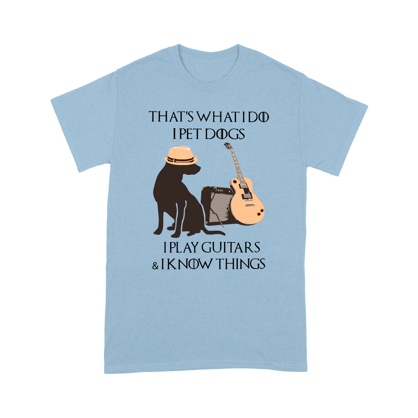 Pet Dogs Play Guitars Standard T-shirt TN