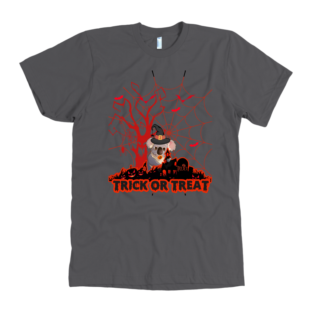 Australian Koala Trick or Treat Halloween Red T-Shirt 01 H9 - Amaze Style™-T-SHIRTS