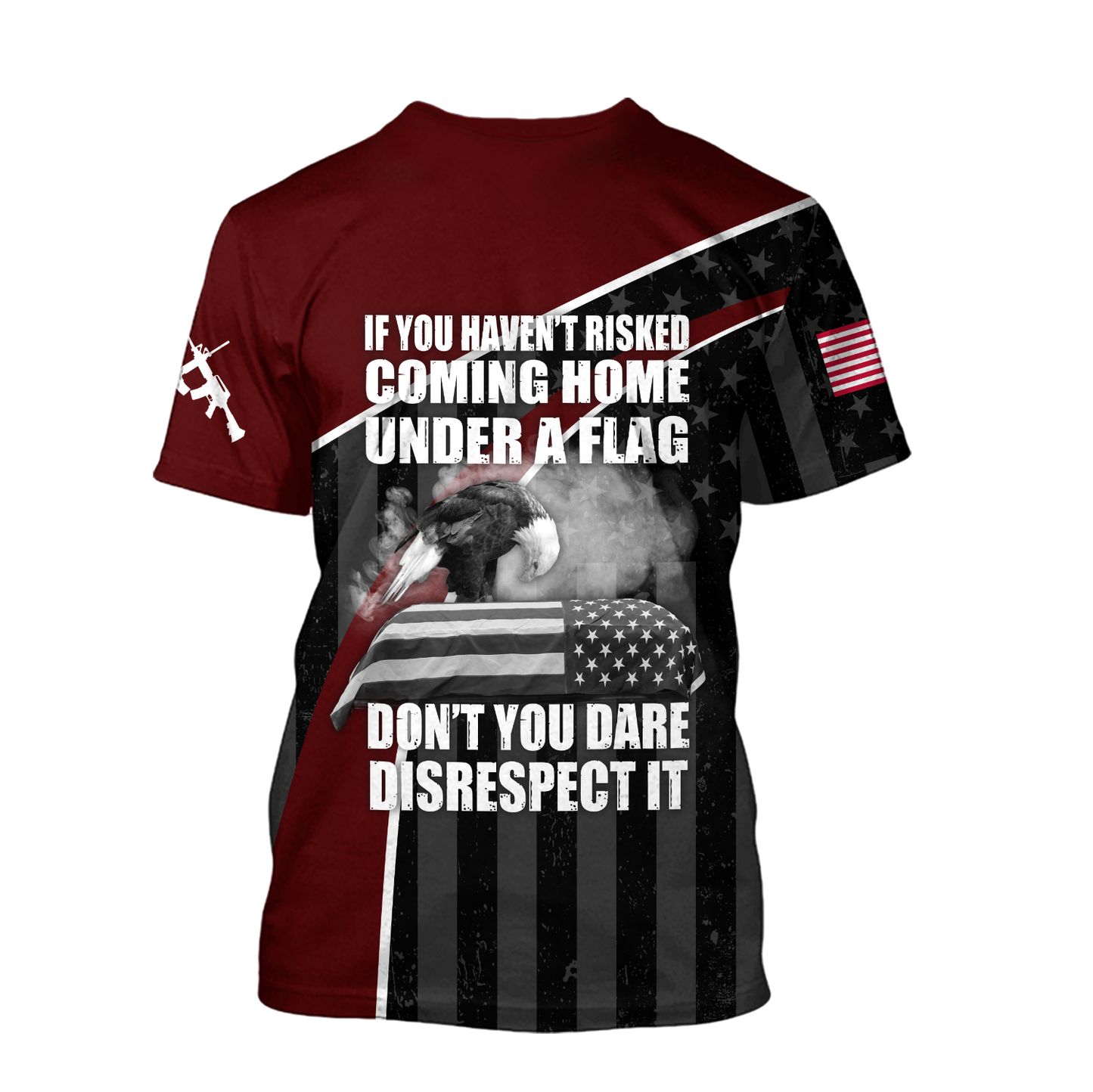 Veteran Honor the fallen Coming Home under a Flag 3D shirts for men and women