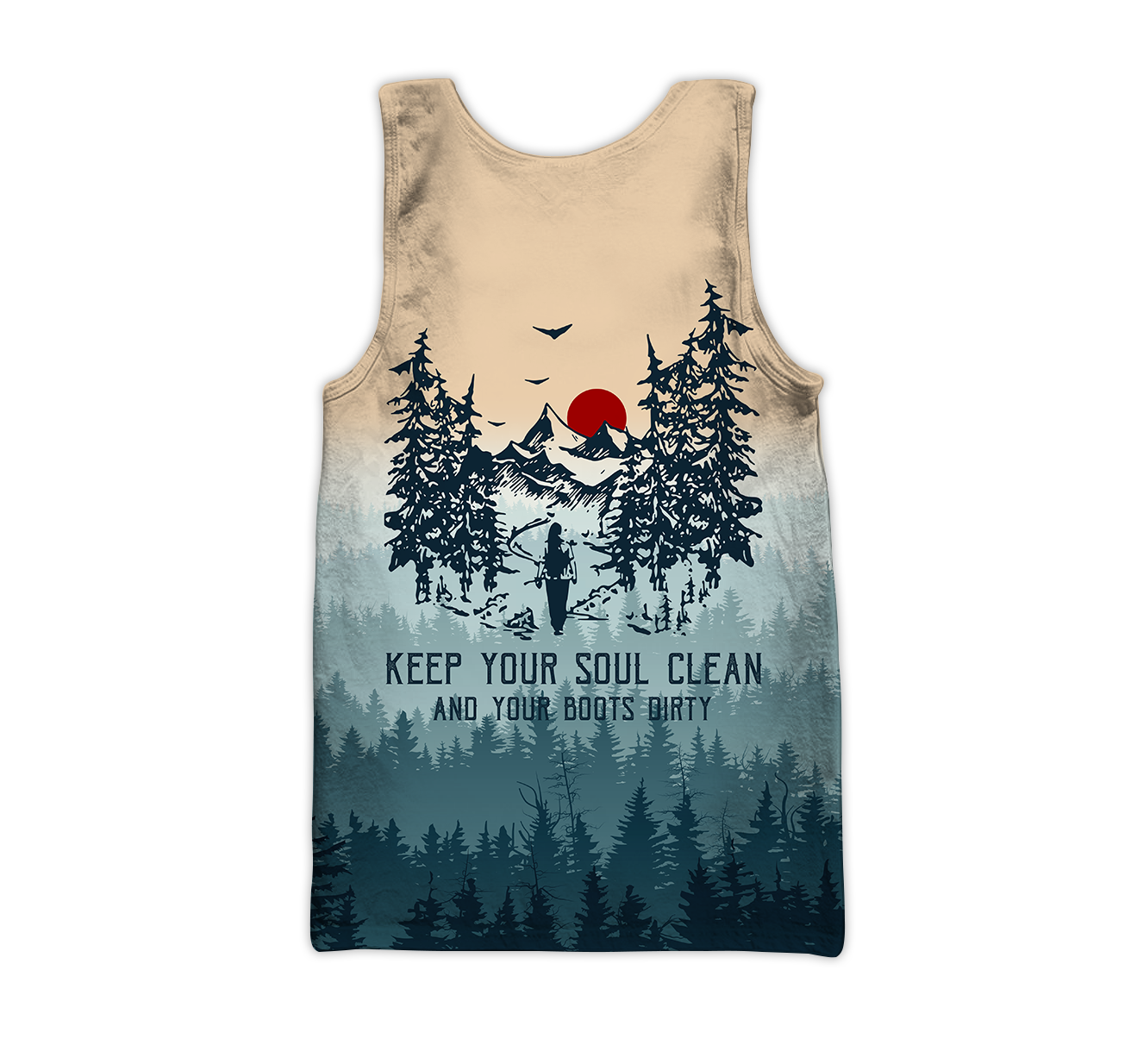 Hiking trails open Born to hike 3D all over printed shirts