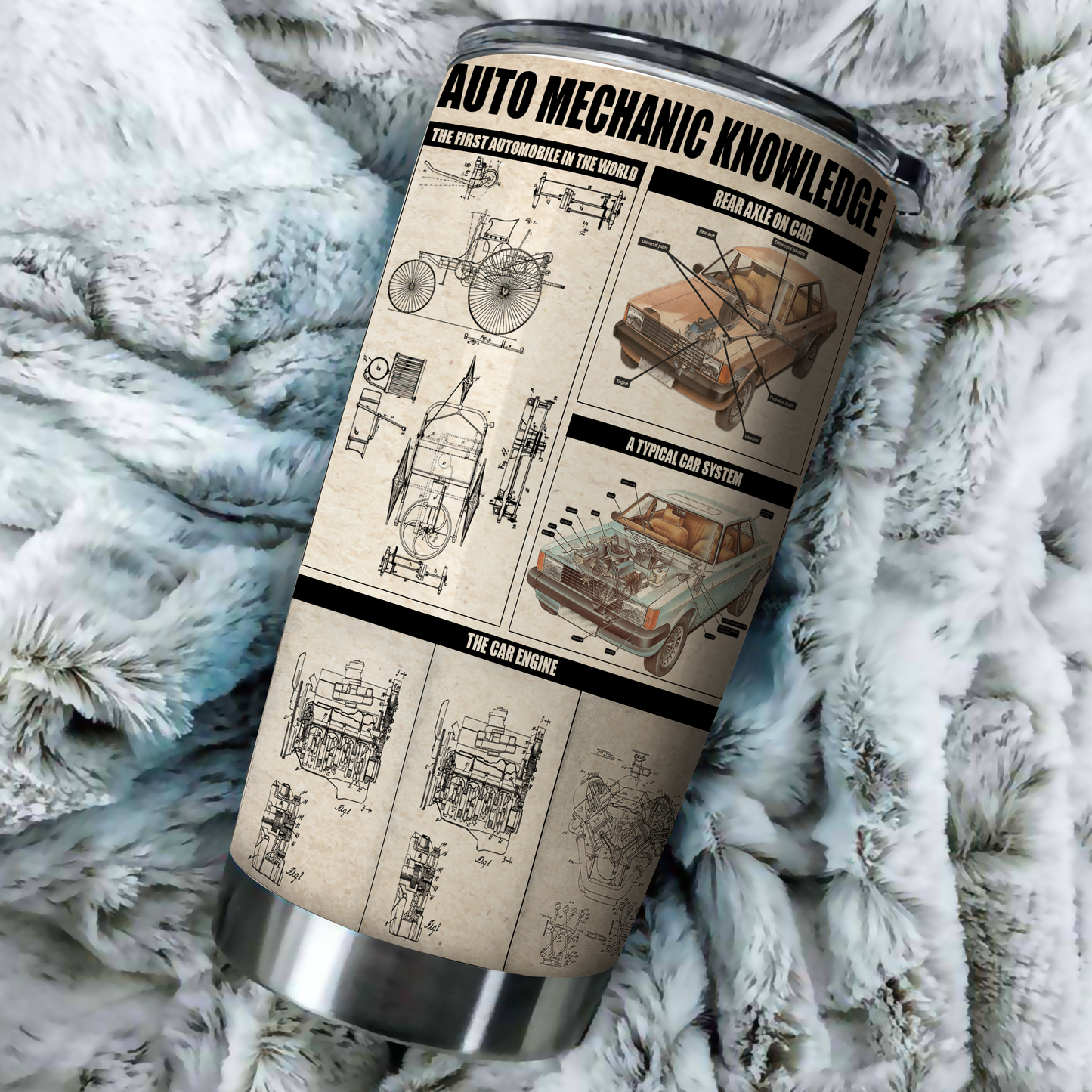 Auto Mechanic Knowledge Tumbler TN