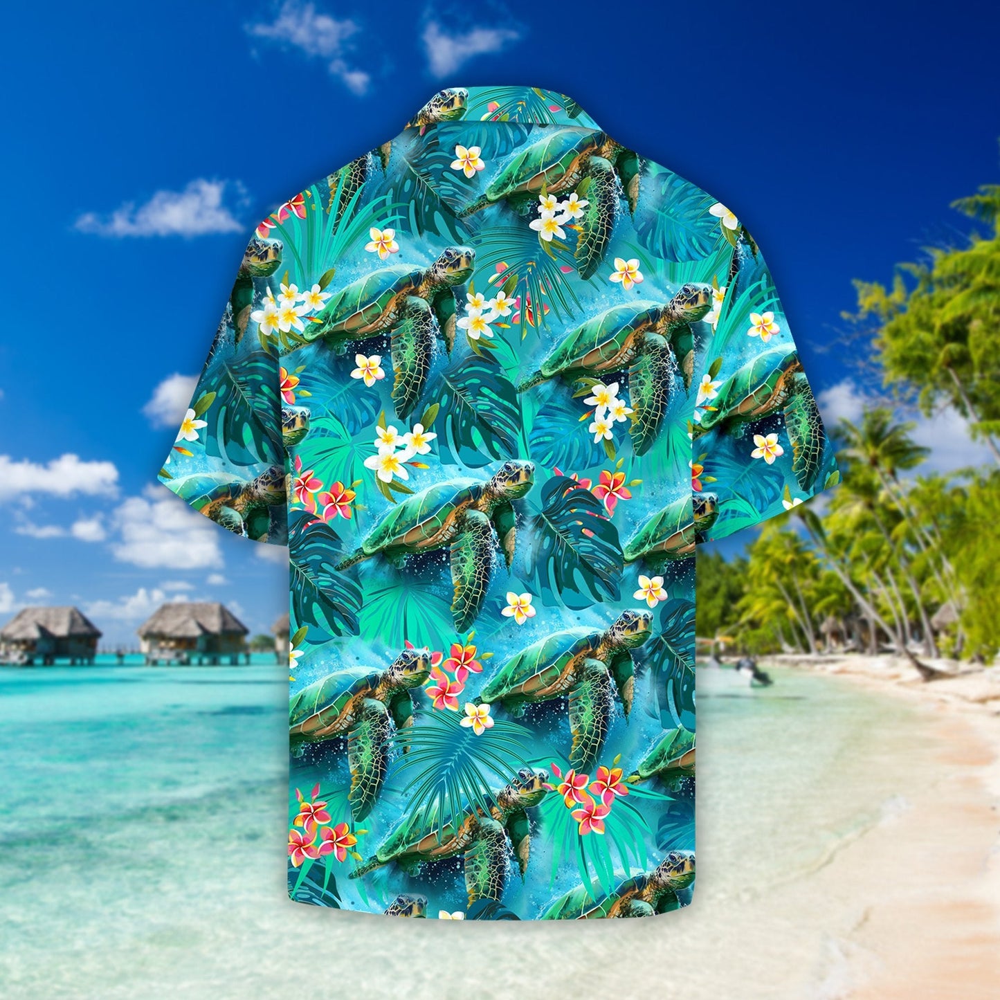 Beautiful Tropical Turtles Hawaii Shirt