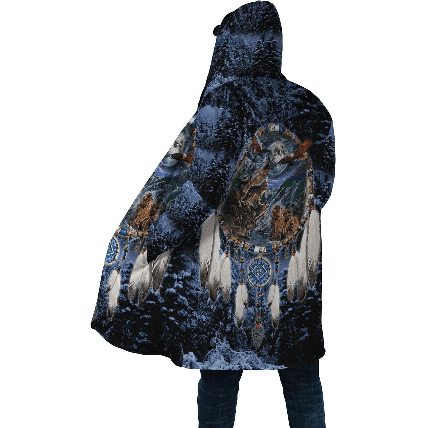 Wolf Native American 3D All Over Printed Unisex Shirts