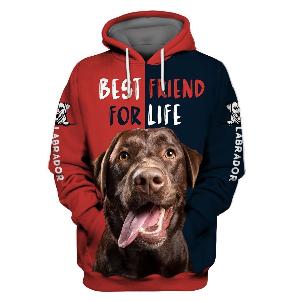 Labrado Retriever - Best Friend 3D Unisex Shirts