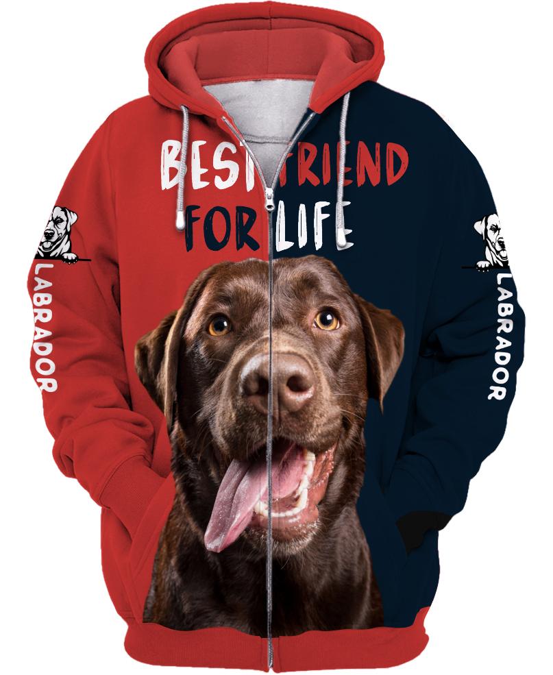 Labrado Retriever - Best Friend 3D Unisex Shirts