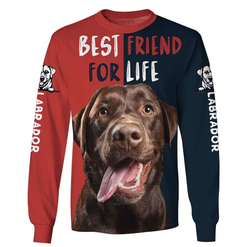 Labrado Retriever - Best Friend 3D Unisex Shirts