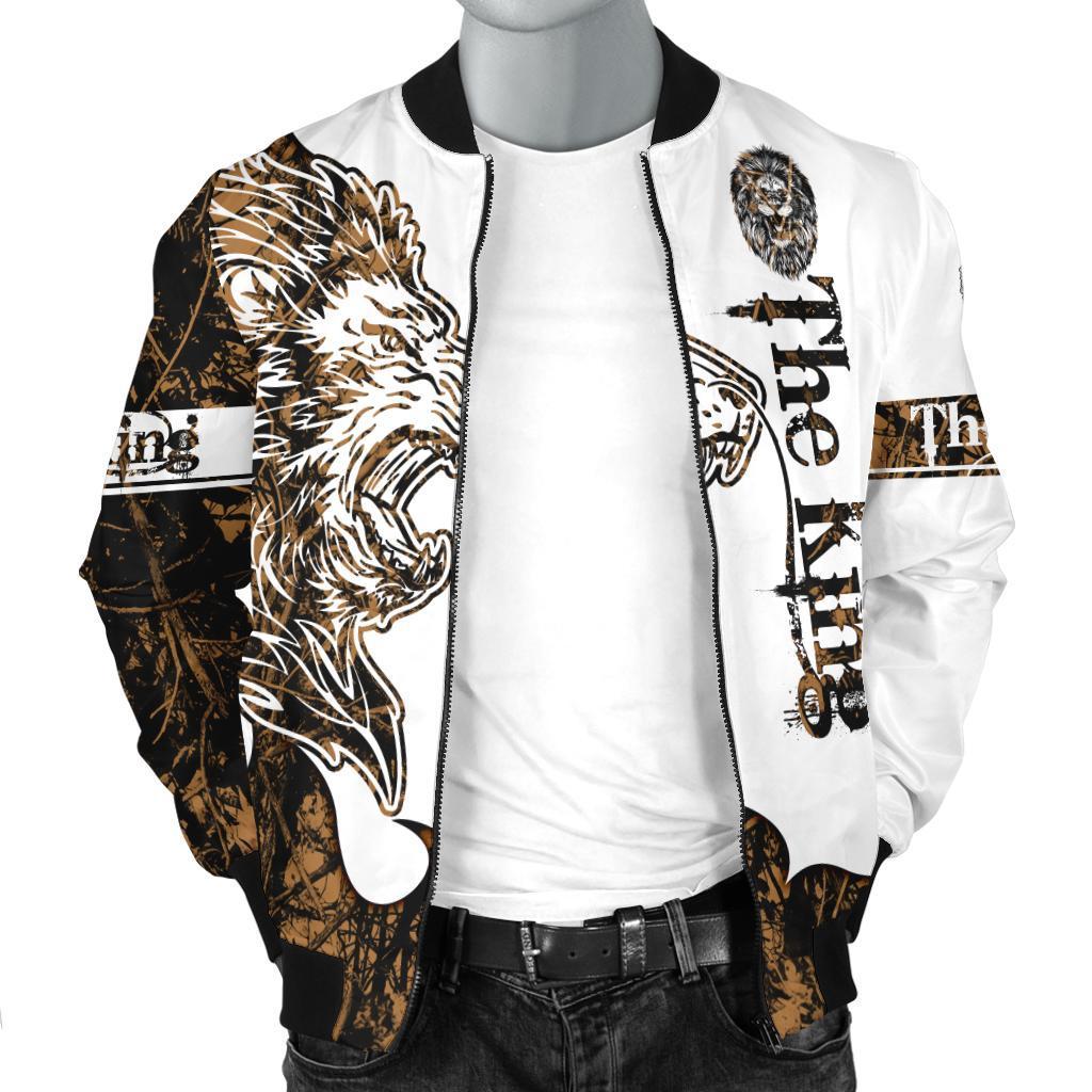 The King Lion Tattoo Over Printed Hoodie TP