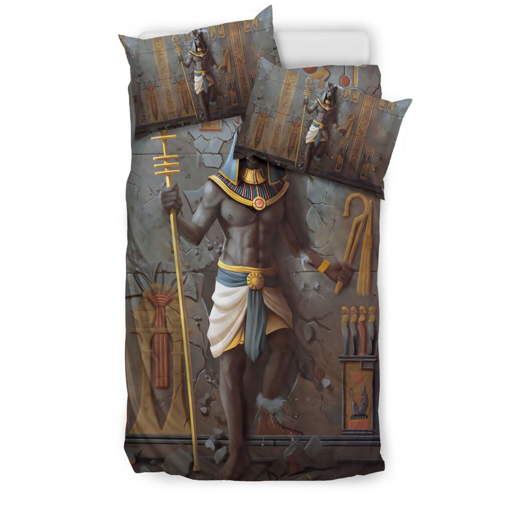 Ancient Egyptian Anubis Bedding Set JJ13062002