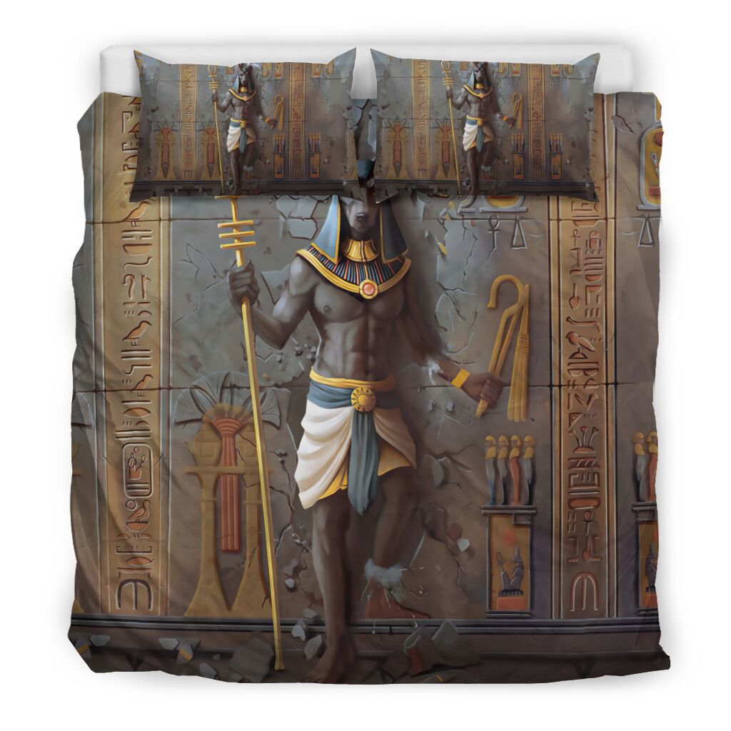 Ancient Egyptian Anubis Bedding Set JJ13062002