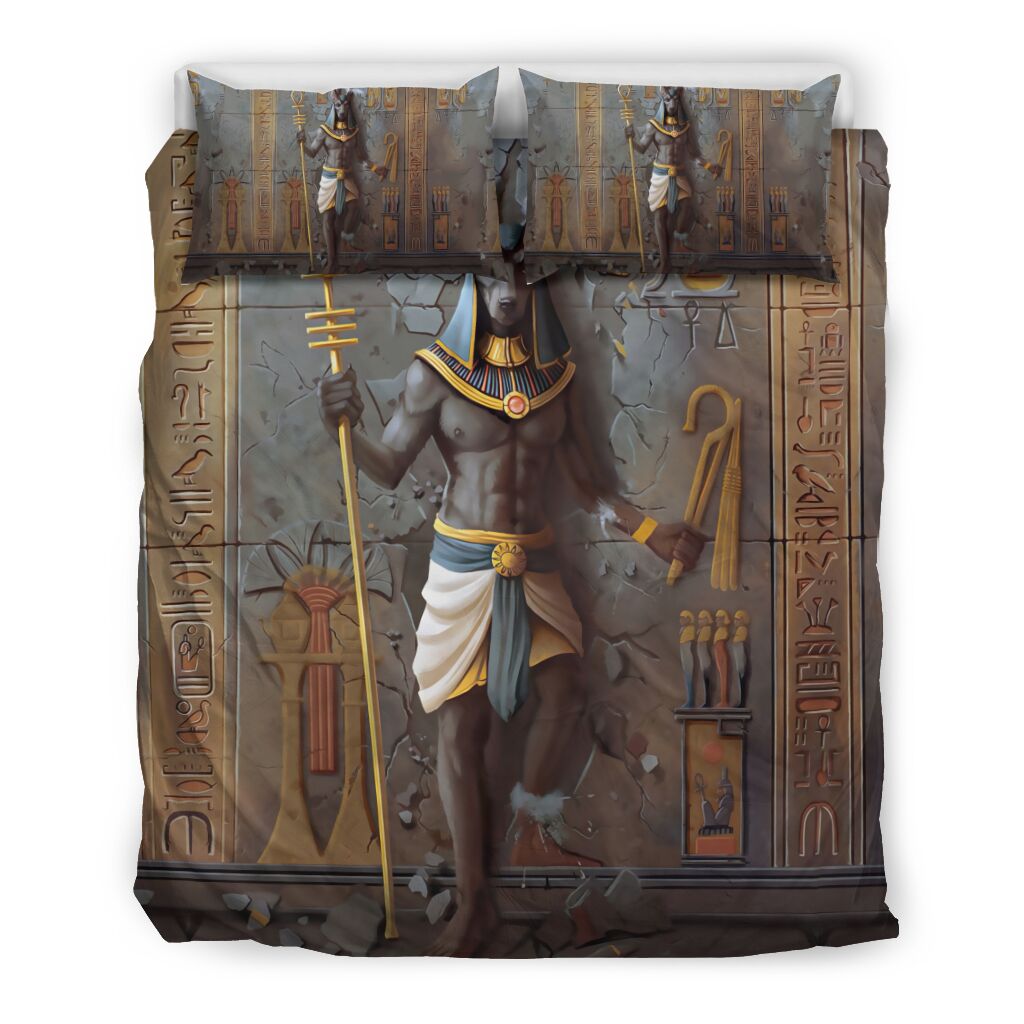 Ancient Egyptian Anubis Bedding Set JJ13062002