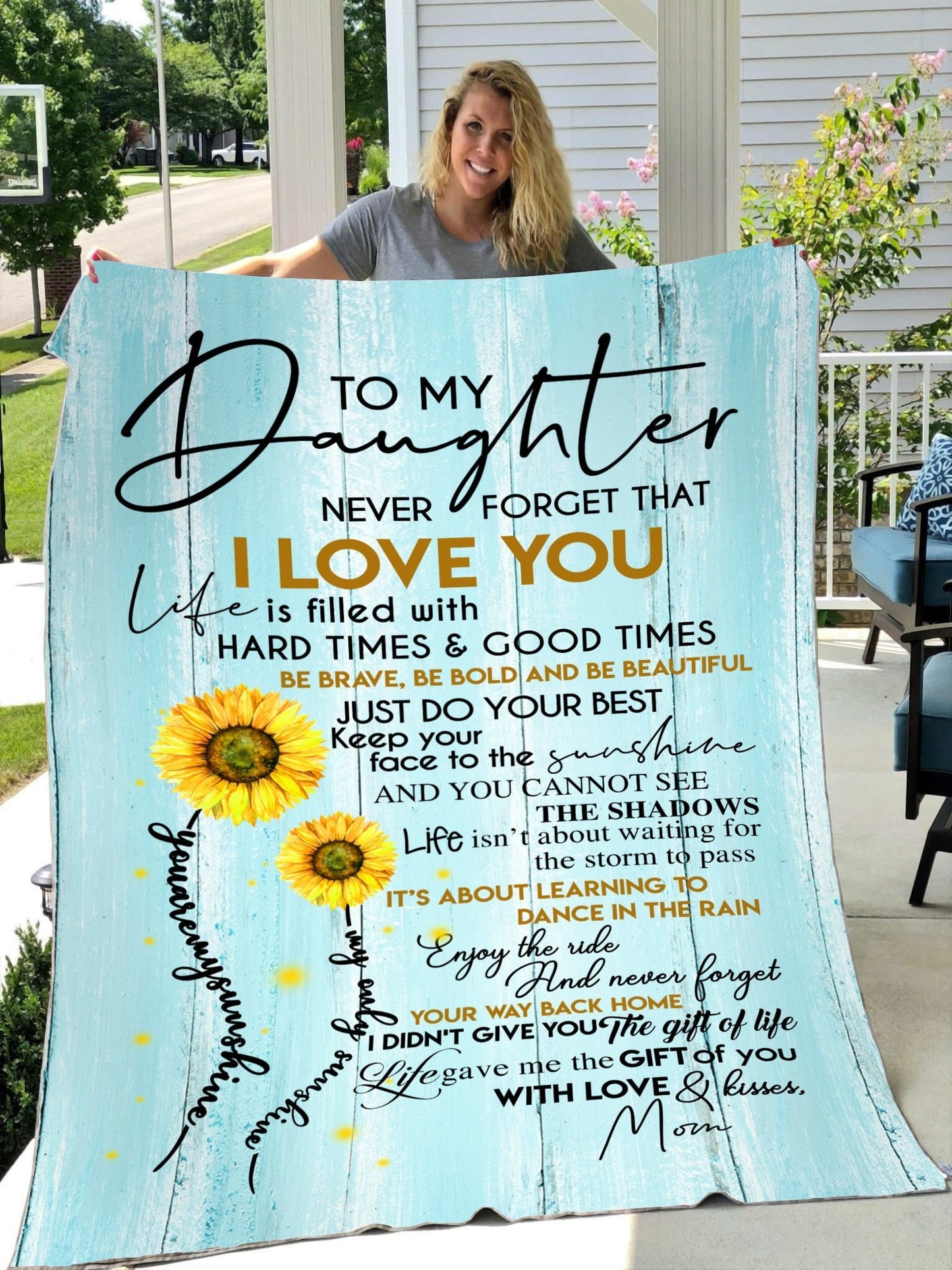 To My Daughter From Mom Blanket Pi112011