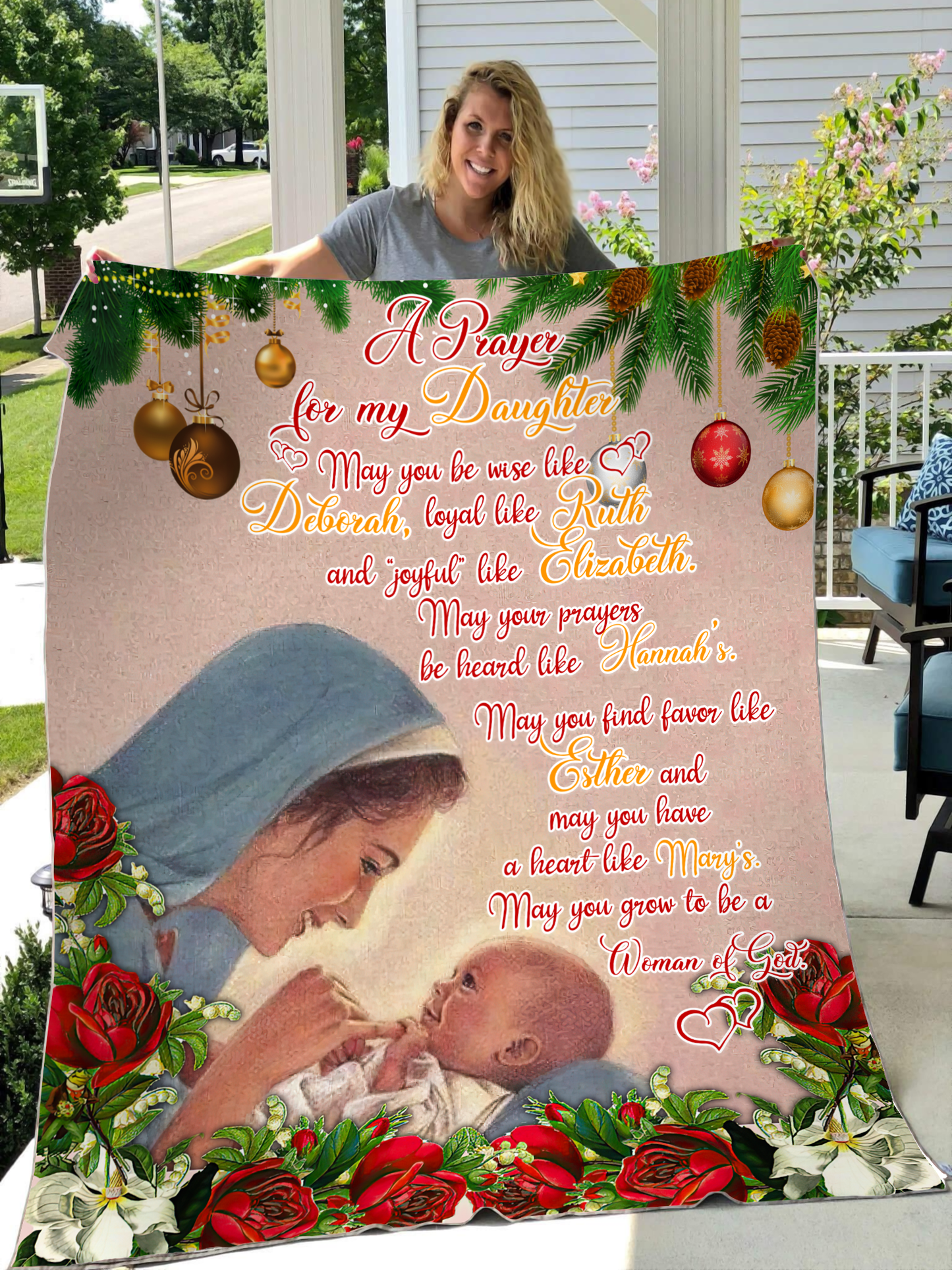 To My Daughter Sherpa Blanket TT