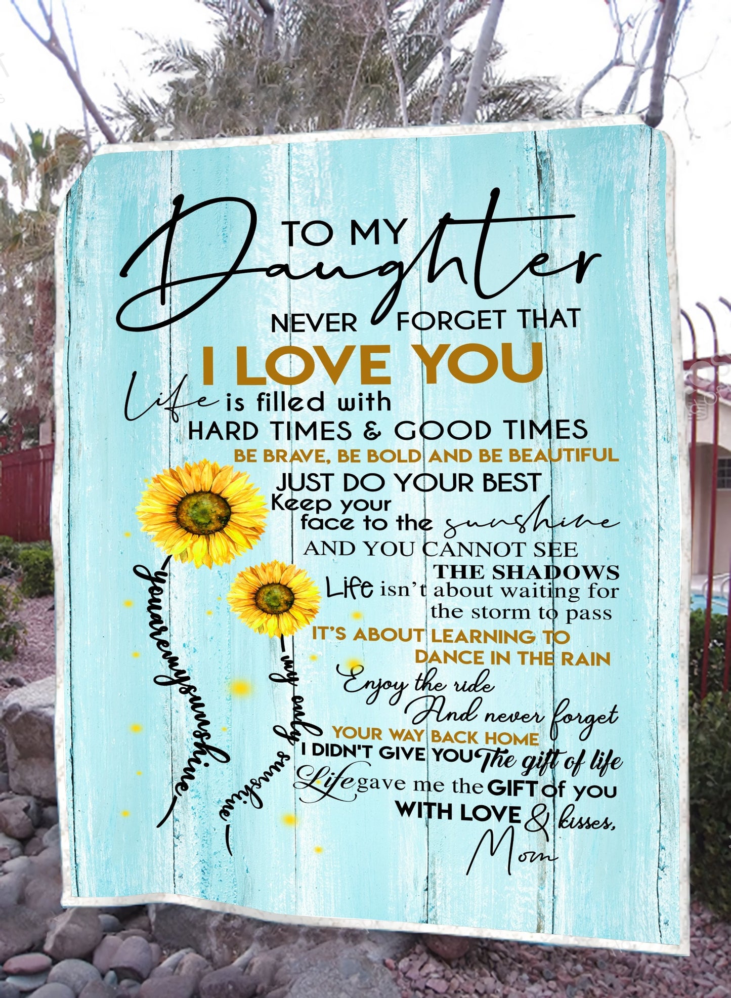 To My Daughter From Mom Blanket Pi112011