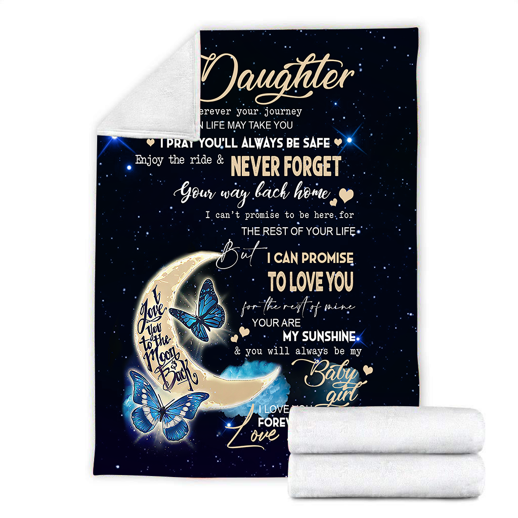 To My Daughter Blanket MH09112002
