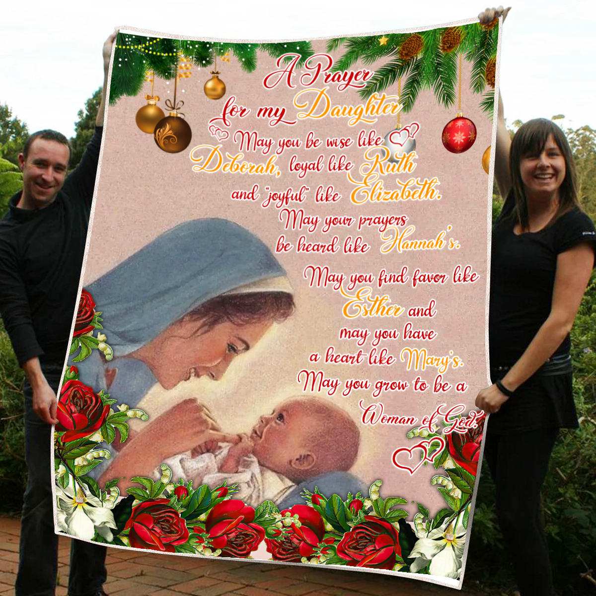 To My Daughter Sherpa Blanket TT