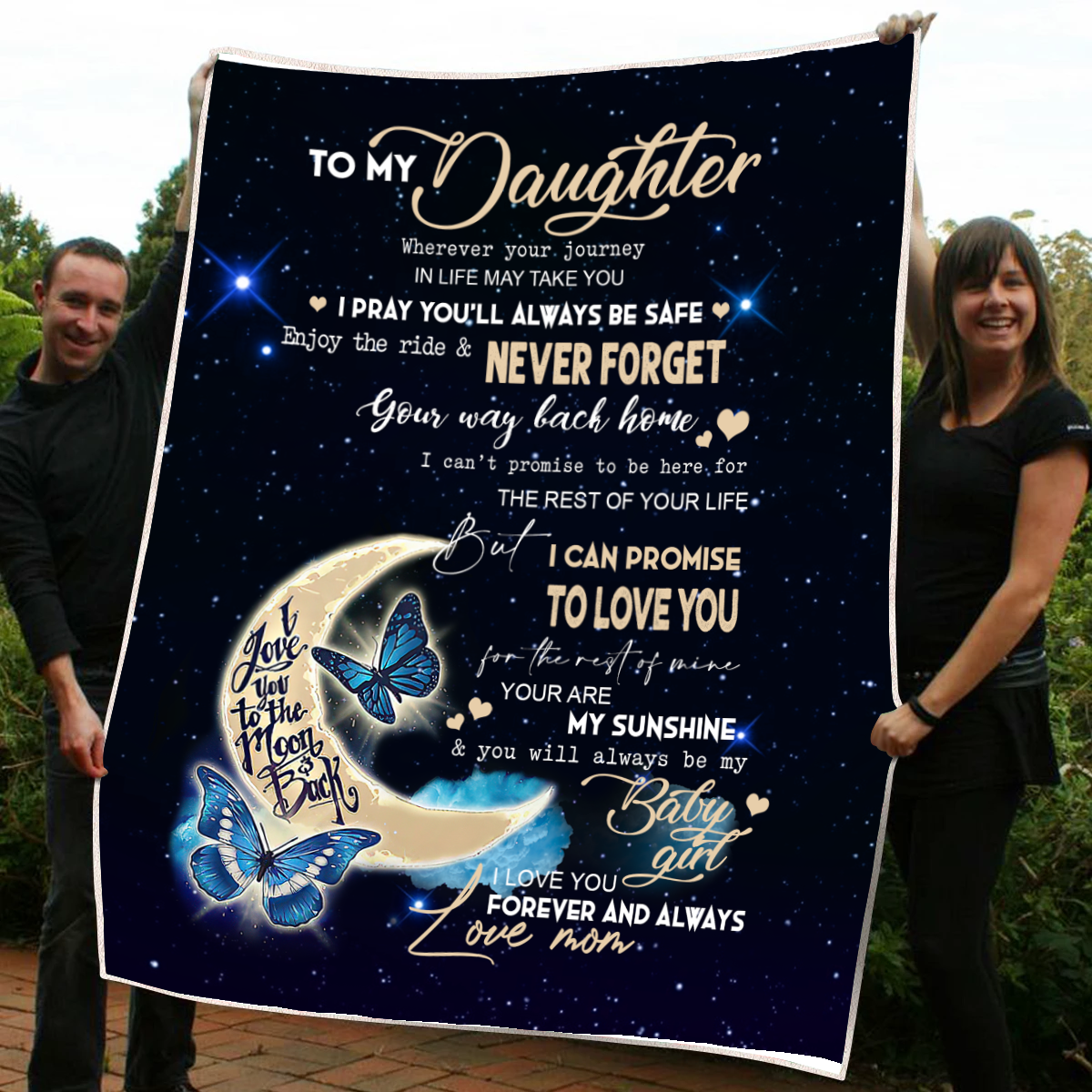 To My Daughter Blanket MH09112002