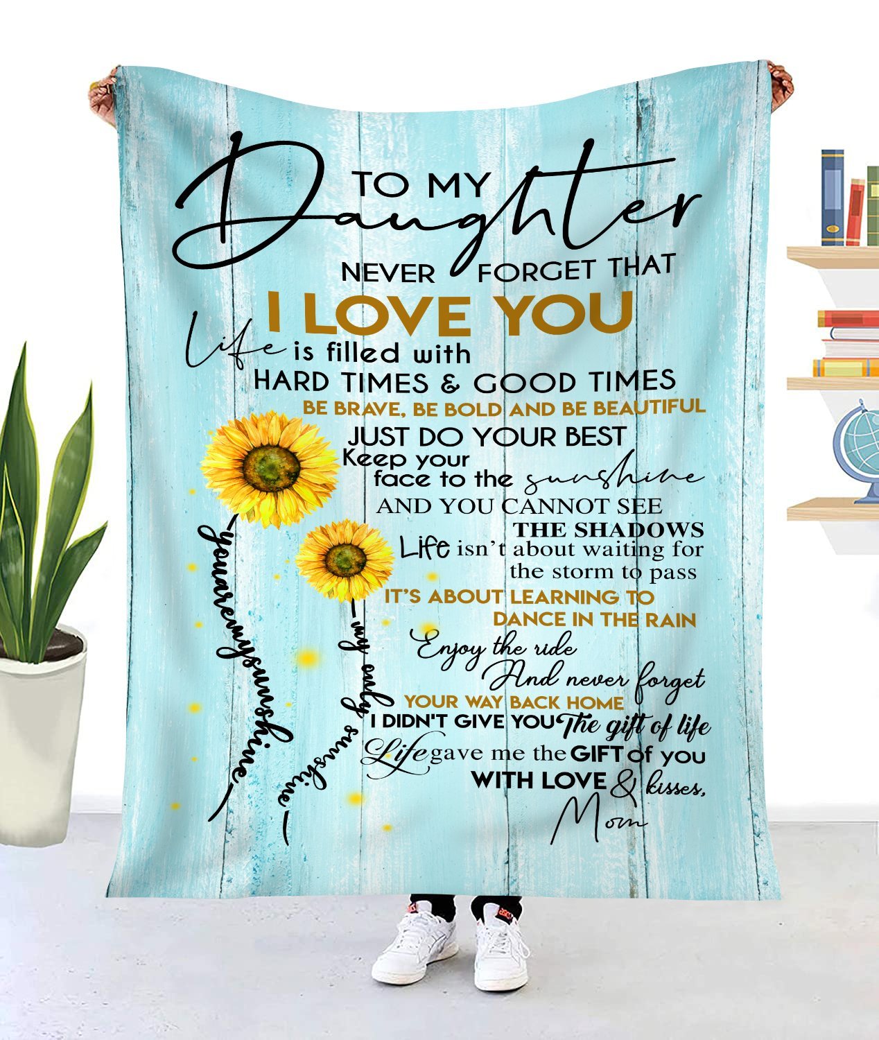 To My Daughter From Mom Blanket Pi112011