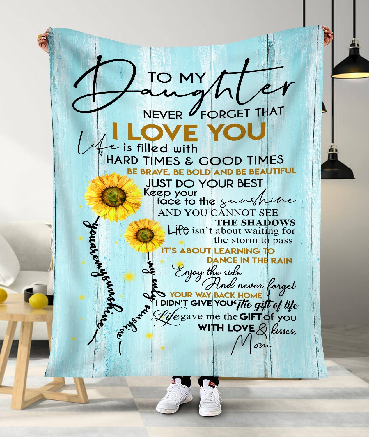 To My Daughter From Mom Blanket Pi112011