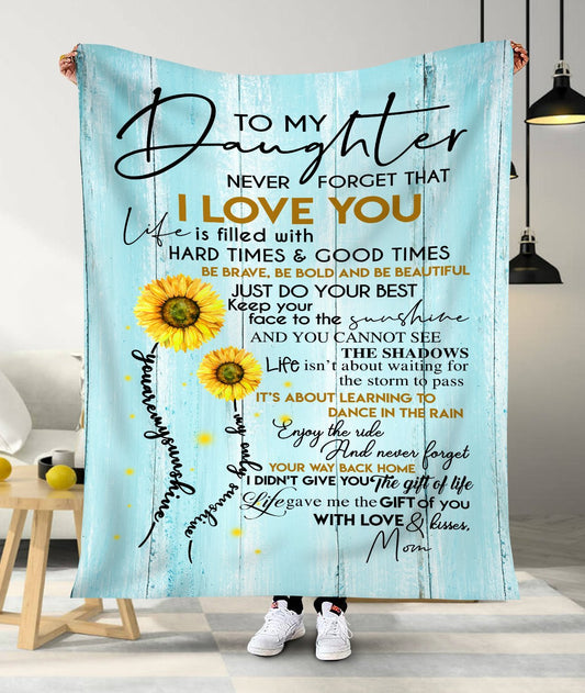 To My Daughter From Mom Blanket Pi112011