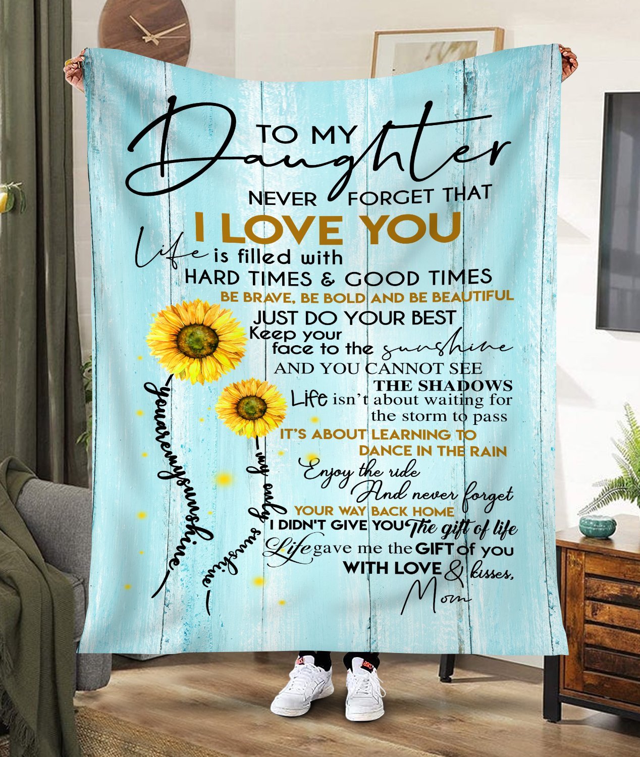 To My Daughter From Mom Blanket Pi112011