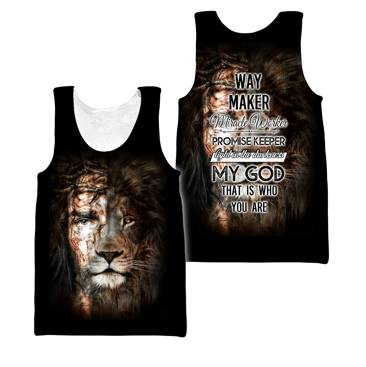 Way Maker, Miracle Worker - Christian - 3D All Over Printed Style for Men and Women