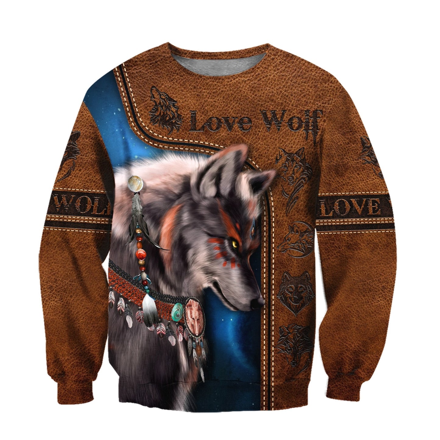 Wolf 3D All Over Printed Unisex Shirt