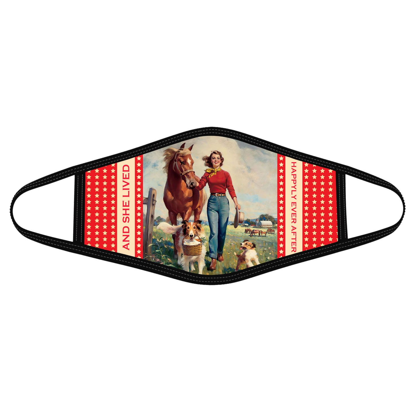 Love Horse Face Mask TN