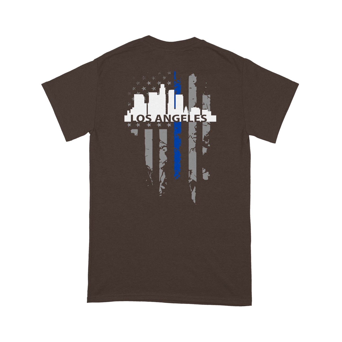 Thin Blue Line T-shirt Special Gift For Policeman Los Angeles Shirt