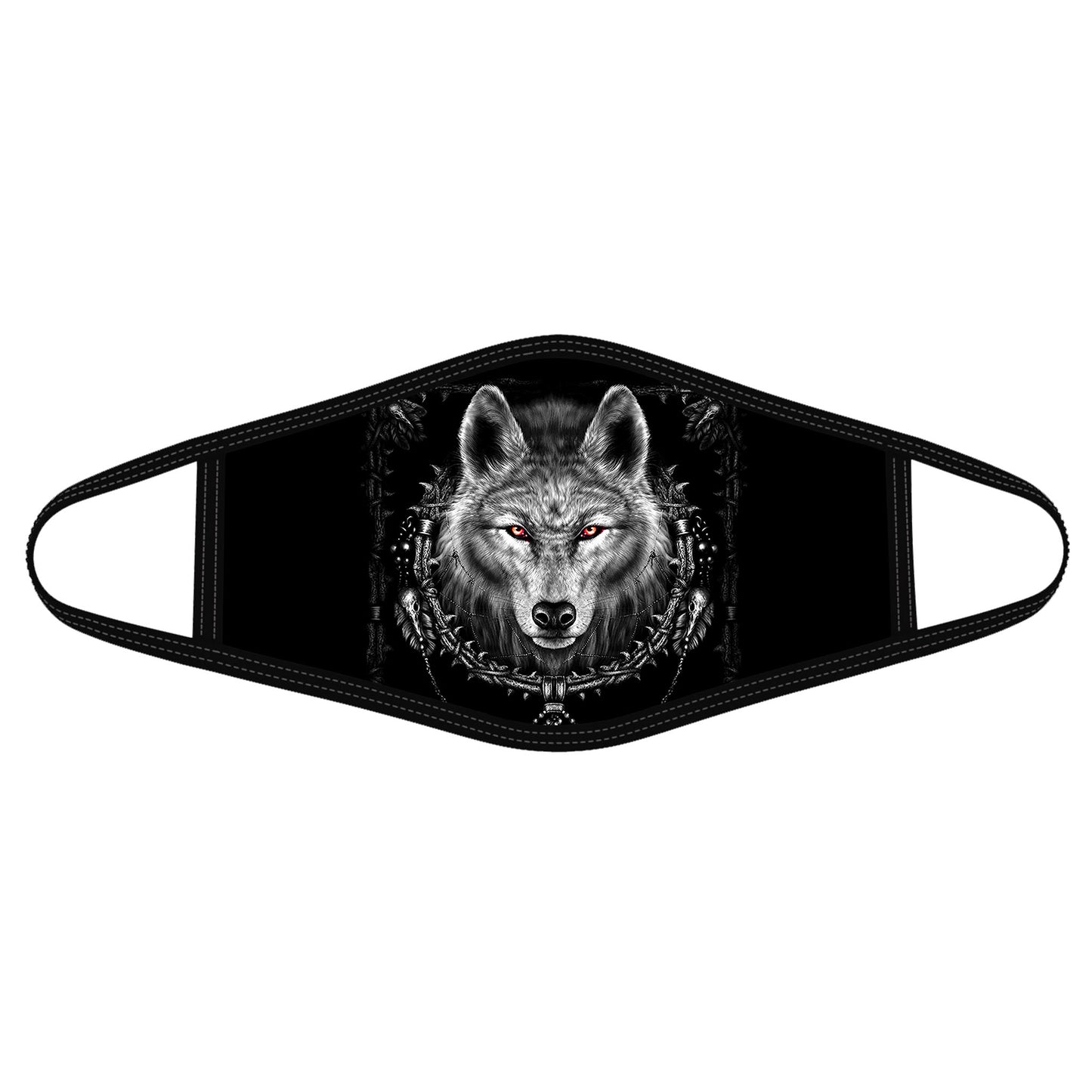 Viking Fenrir Wolf Face Mask ML