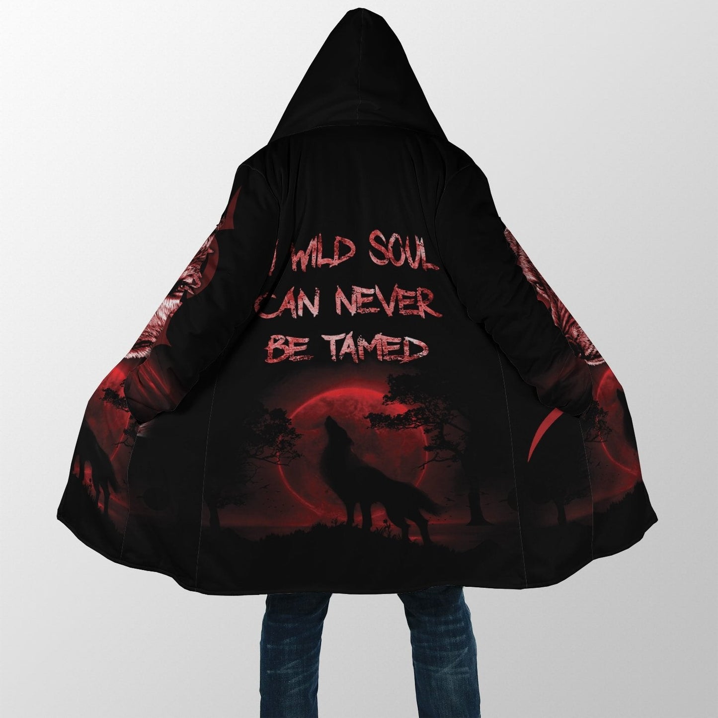 Wolf - A Wild Soul Can Never Be Tamed 3D All Over Printed Unisex Shirts