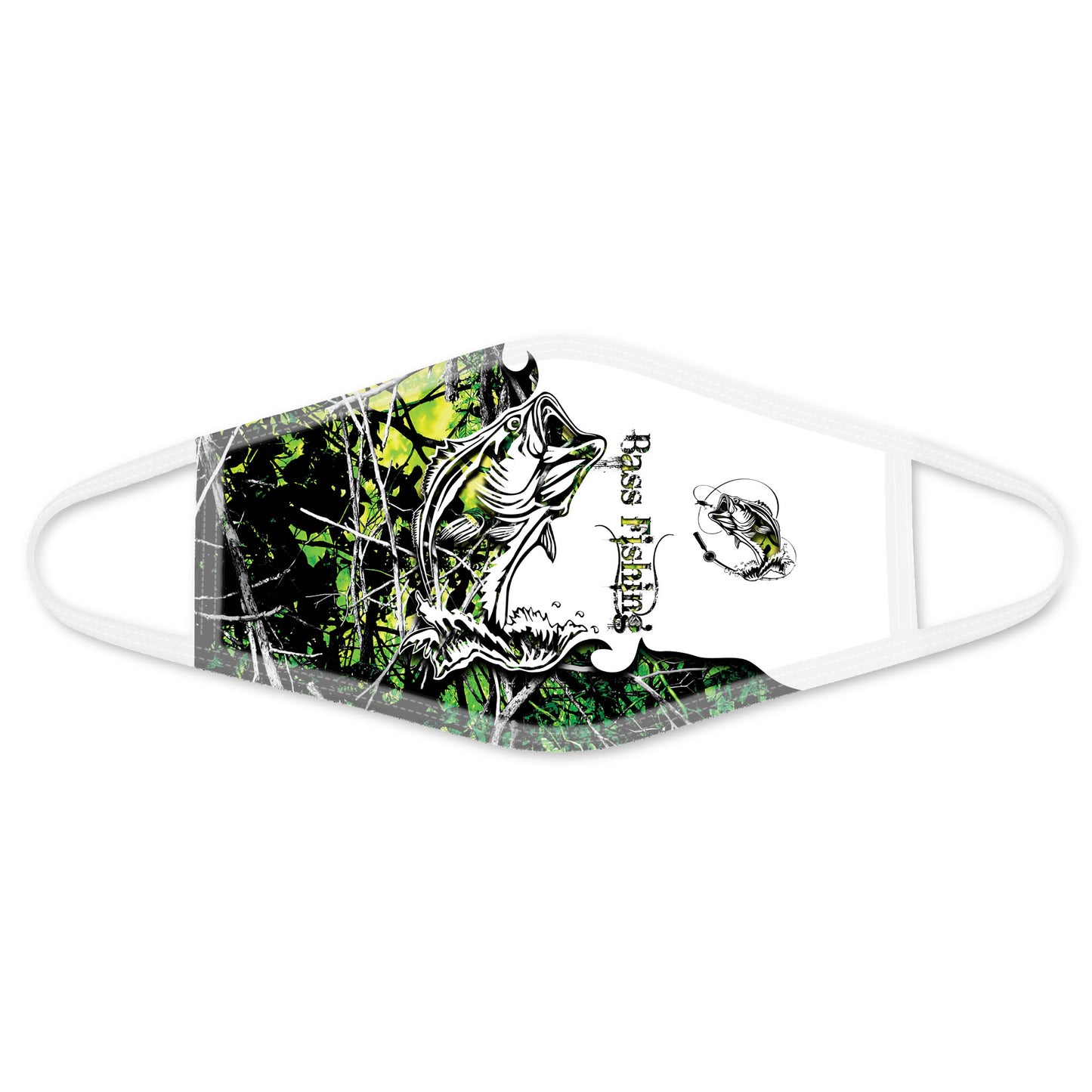 Bass Fishing Face Mask HC