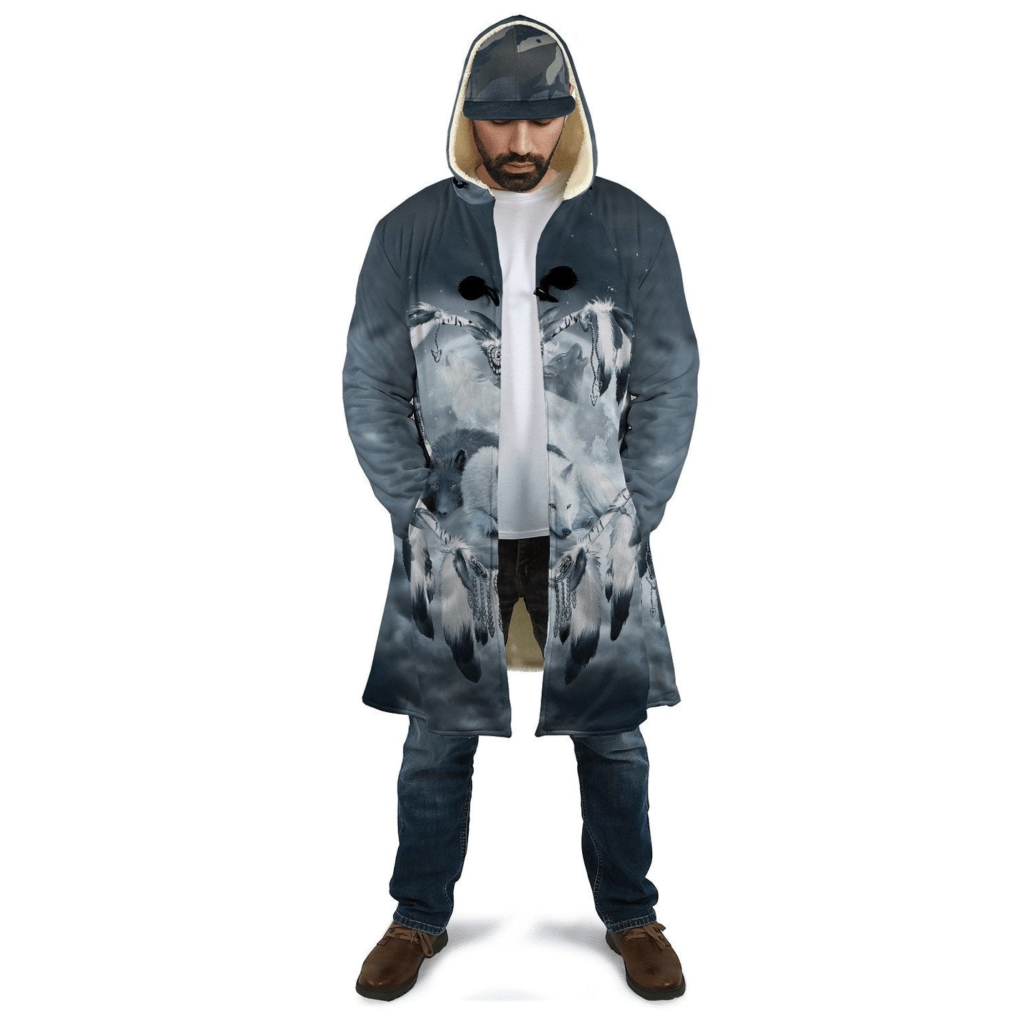 Wolf Native American 3D All Over Printed Unisex Shirts