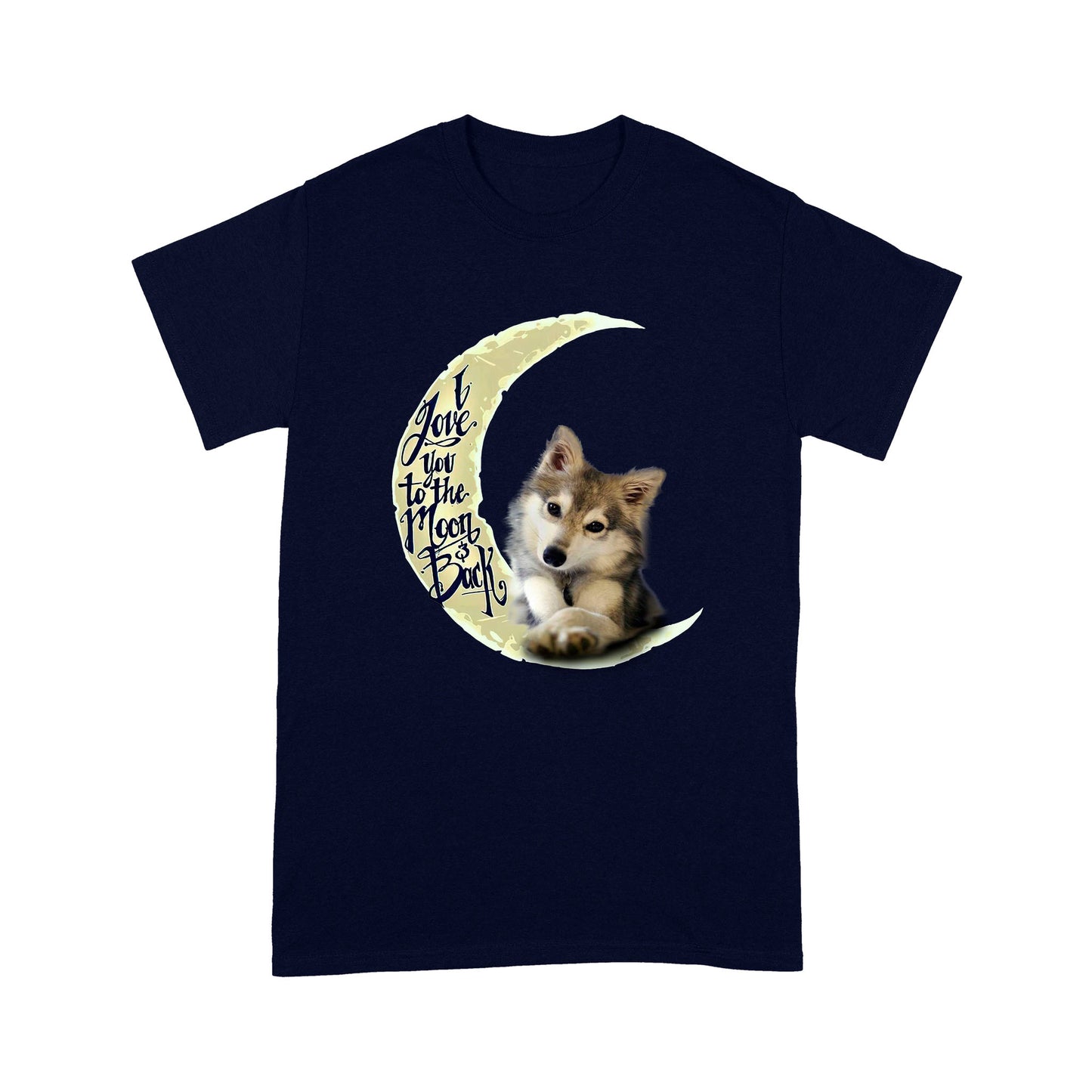 Wolf Love To The Moon And Back Deluxe T-shirt ML