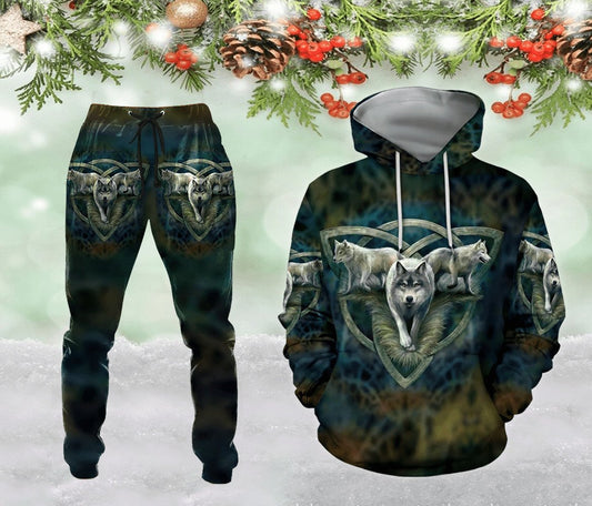 Wolf Native American 3D All Over Printed Unisex Shirts