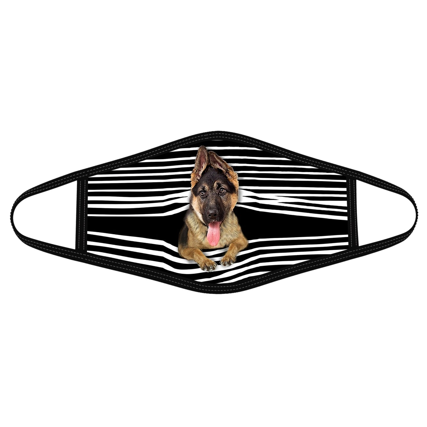 German Shepherd Police Dog Face Mask DL