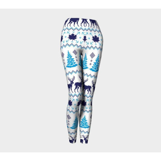 CANADA CHRISTMAS PATTERN LEGGING A5 - Amaze Style™-Apparel