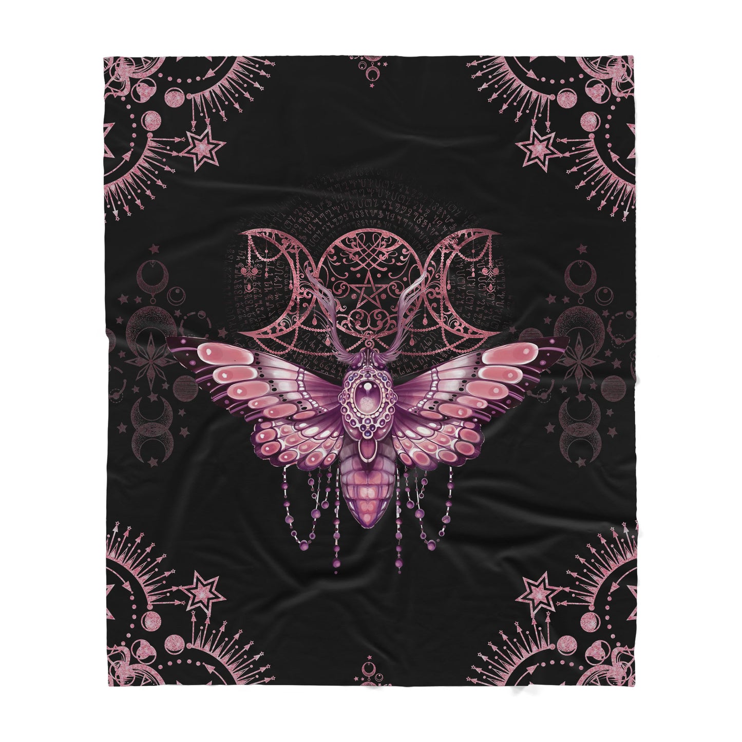 Wicca Three Gods Sherpa Blanket