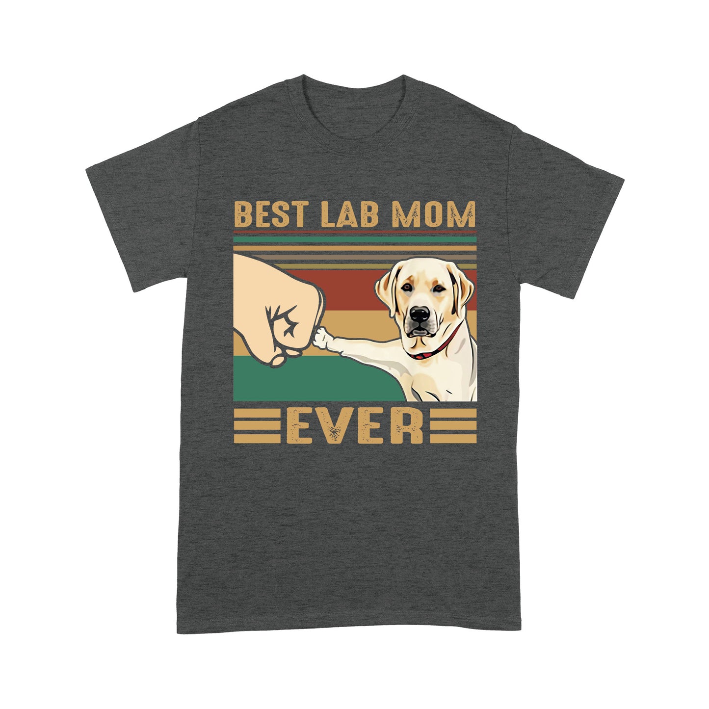 Labrador Dog T-shirt DL - Best Dog Mom T-shirt