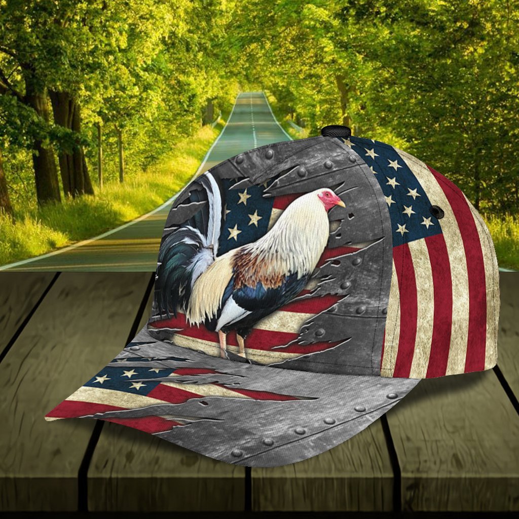 American Rooster 3D Printed Cap
