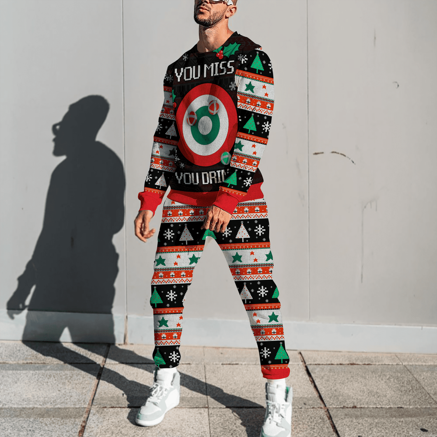 You Miss You Drink Christmas 3D All Over Printed Unisex Shirts