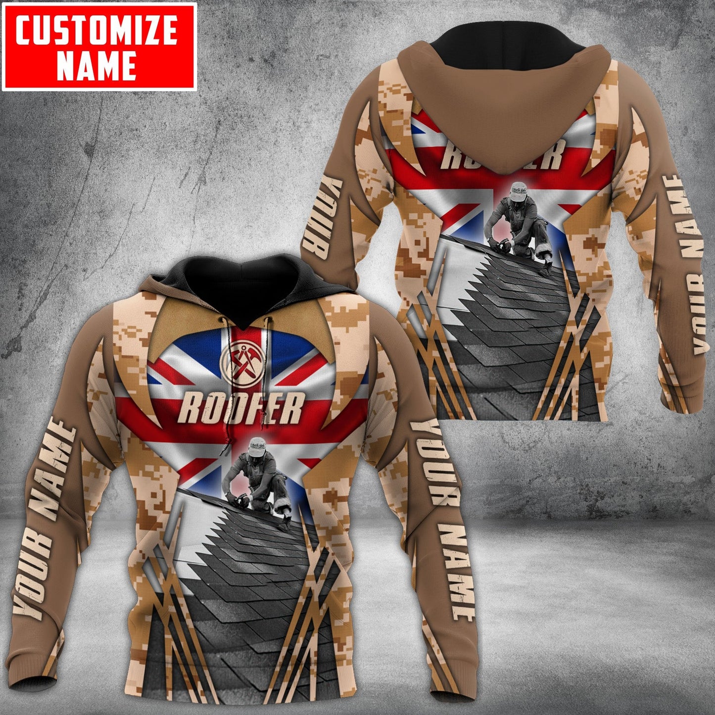 Tmarc Tee Premium Unisex All Over Printed Roofer Shirts England Roofer NTN07122103