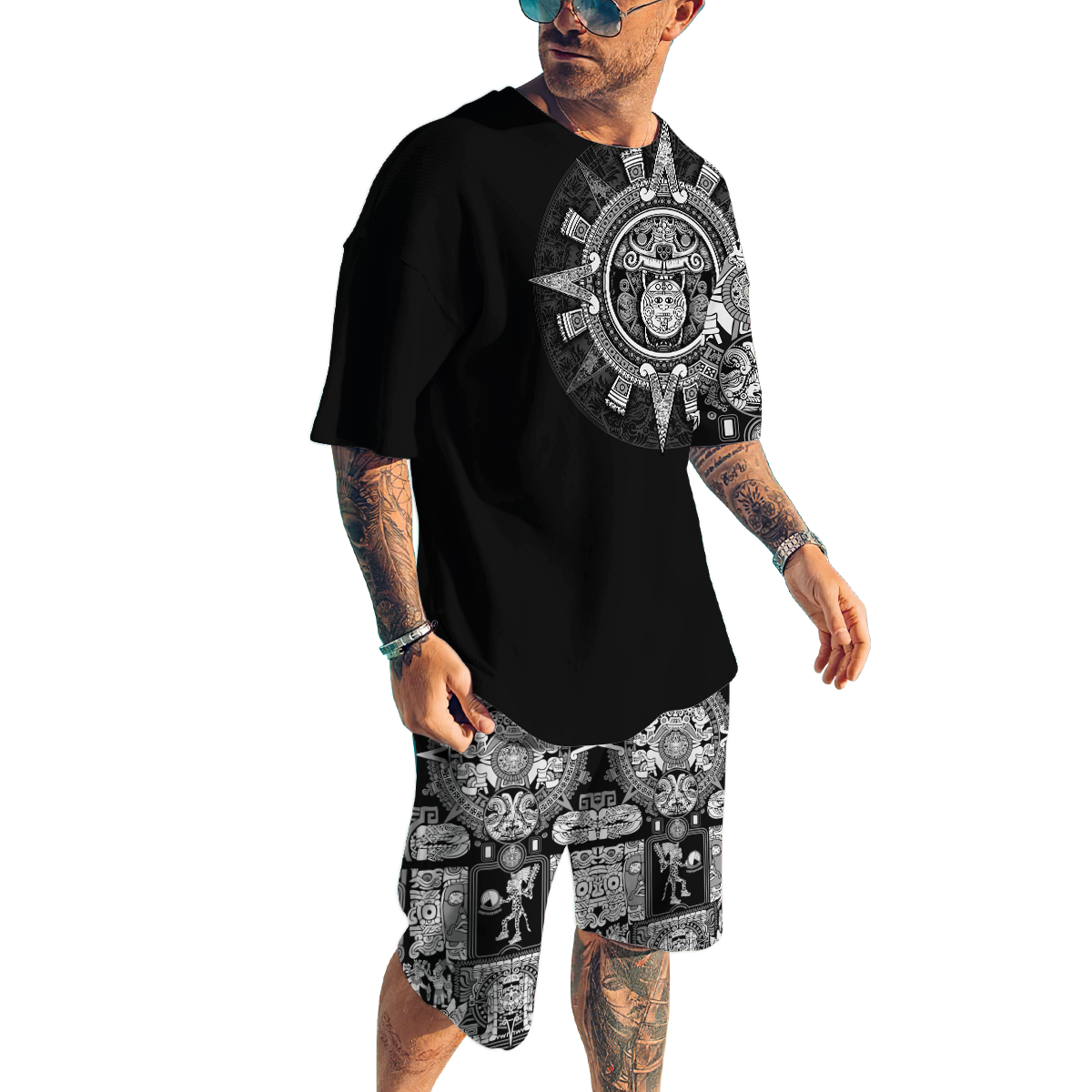 Aztec Mexican 3D All Over Printed Unisex Shirts DQB09072101