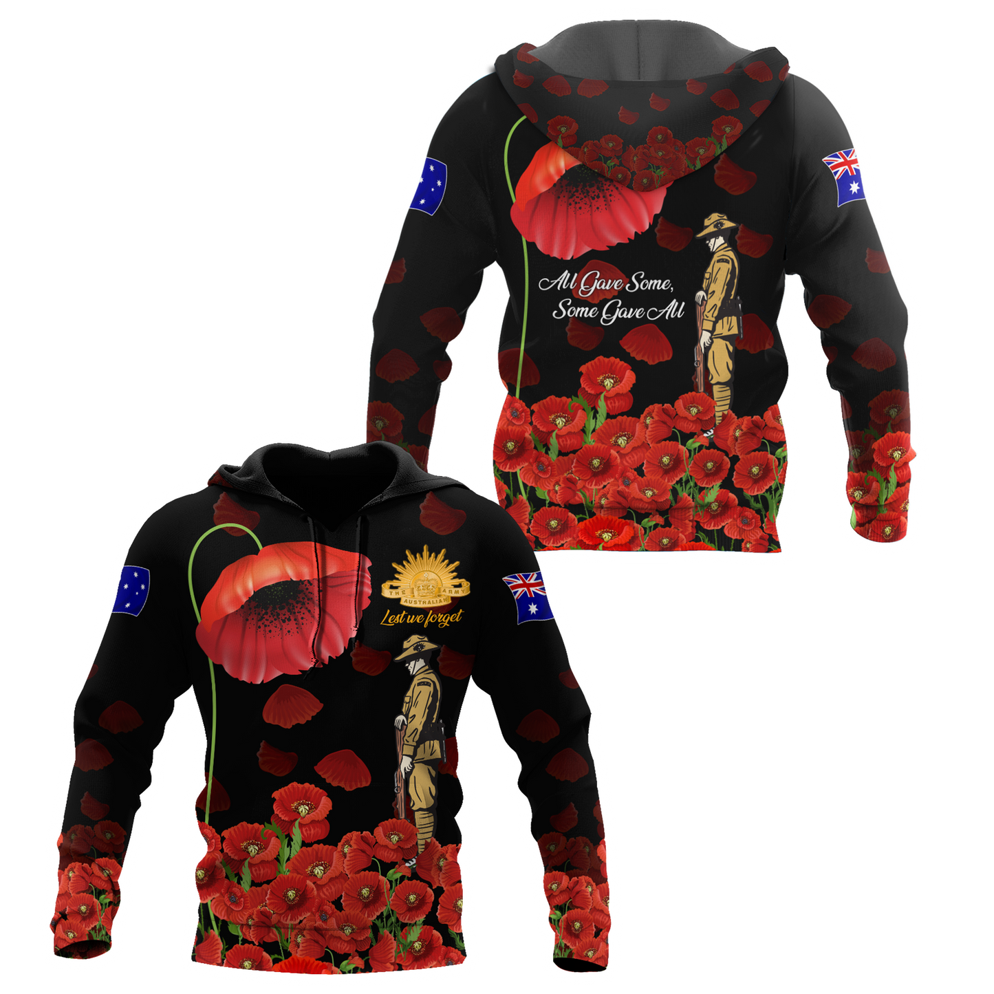 Anzac Day Lest We Forget 3D All Over Printed Shirts DA19022104