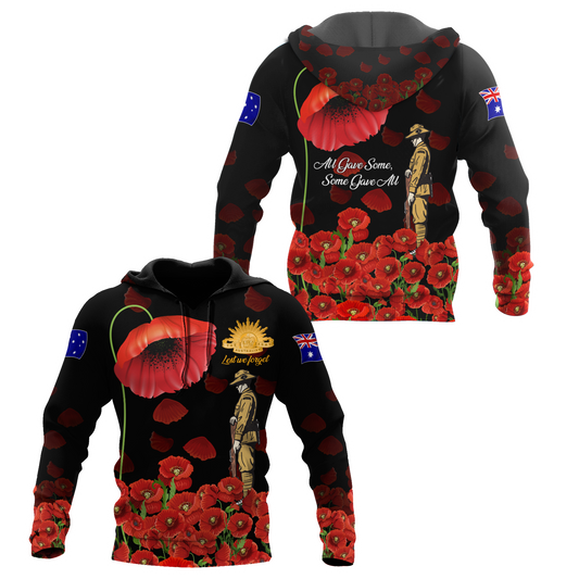 Anzac Day Lest We Forget 3D All Over Printed Shirts DA19022104