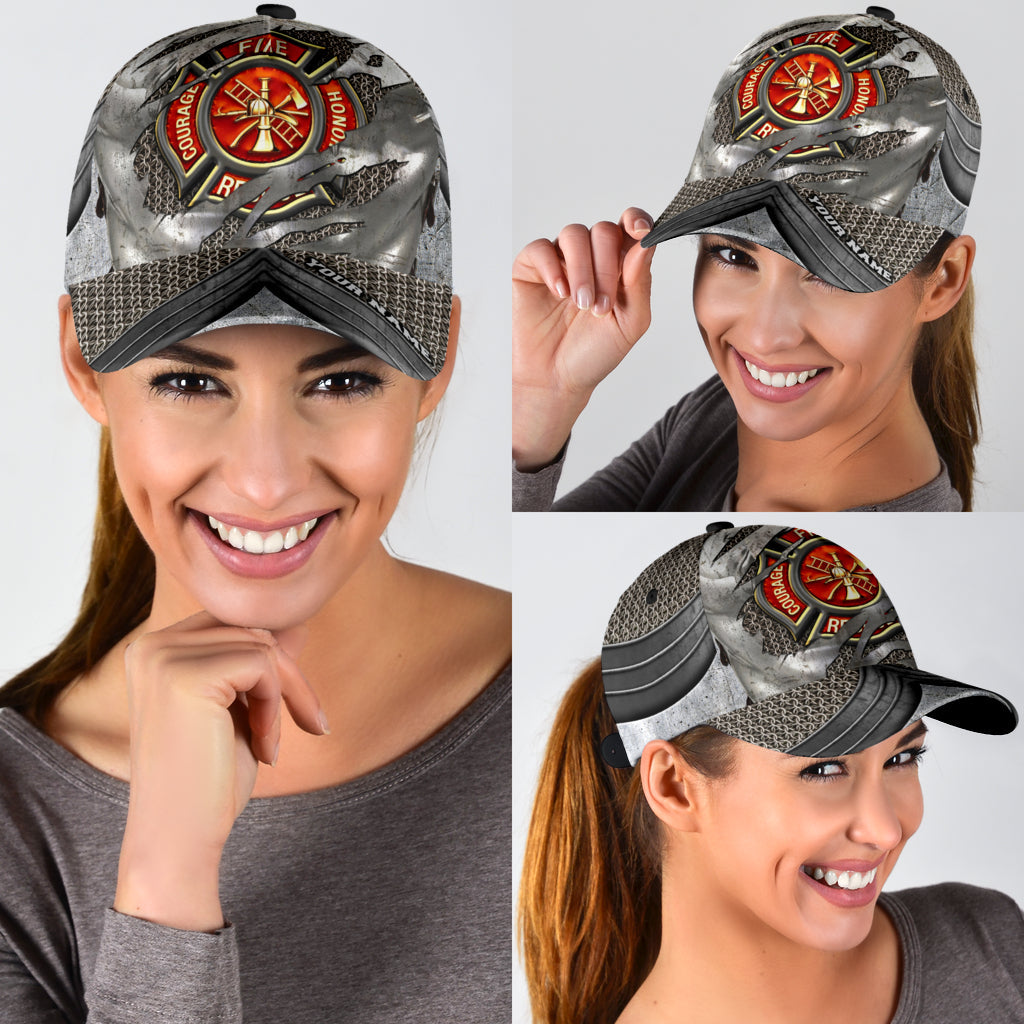Customize Name Firefighter Classic Cap