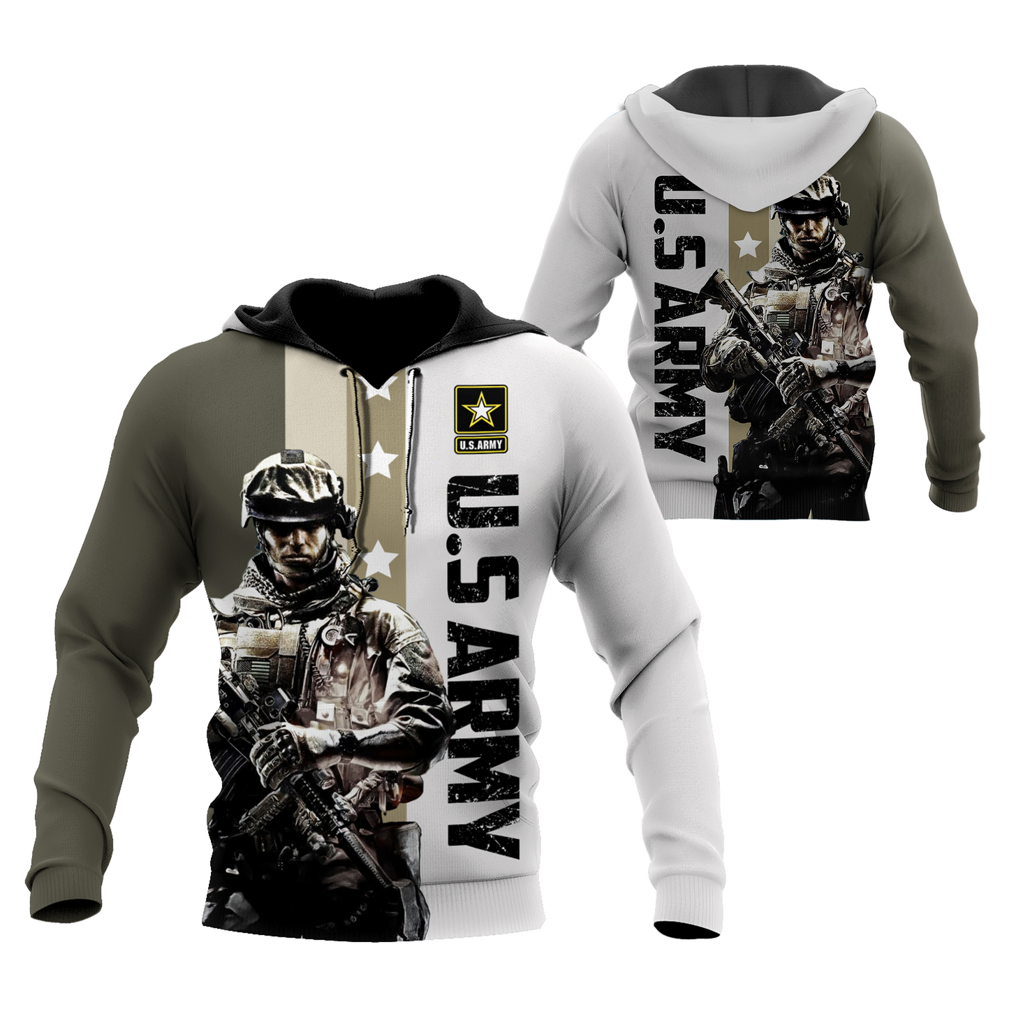 US Army 3D All Over Printed Hoodie