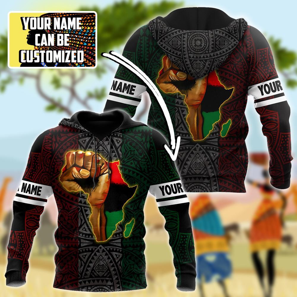 African American Persionalized Your Name 3D All Over Printed Shirts JJ27052101 KT